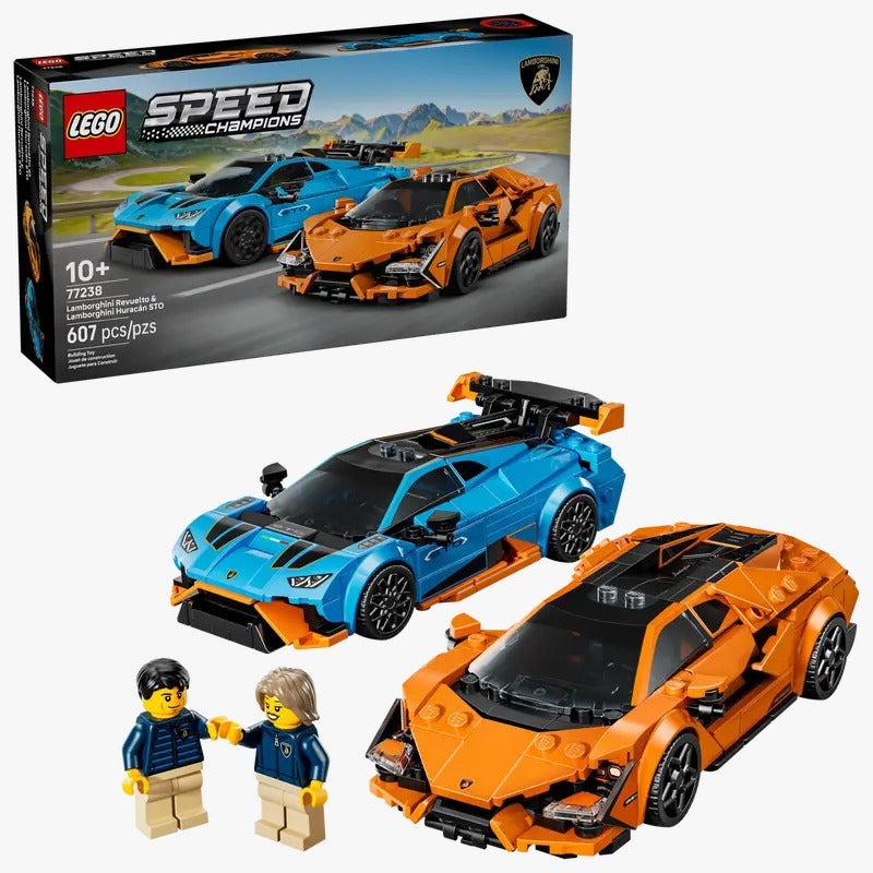LEGO Speed Champions - Lamborghini Revuelto y Huracán STO