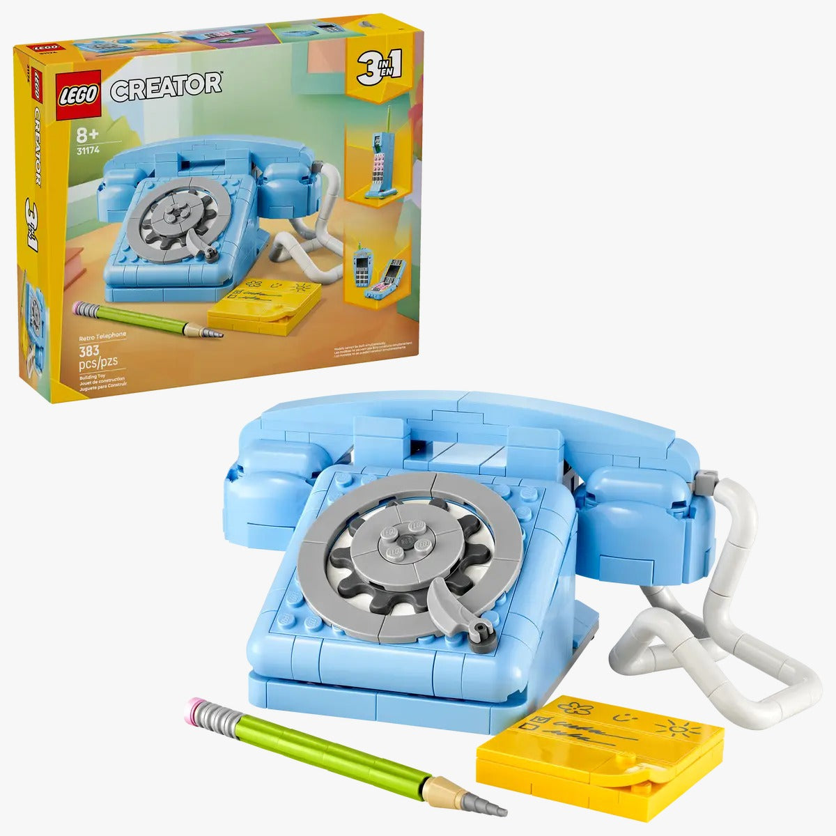 LEGO Creator 3 en 1 - Teléfono Retro