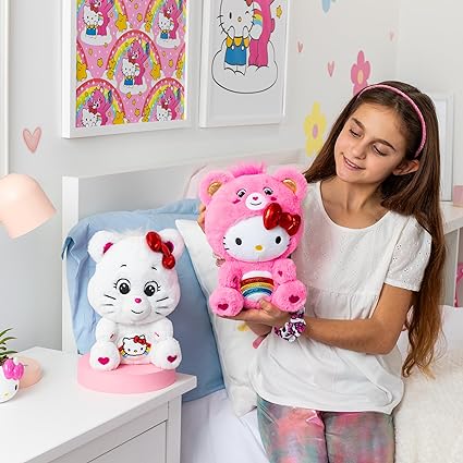 Peluches Hello Kitty x Ositos Cariñositos: Kitty Rosada & Cariñosito Kitty