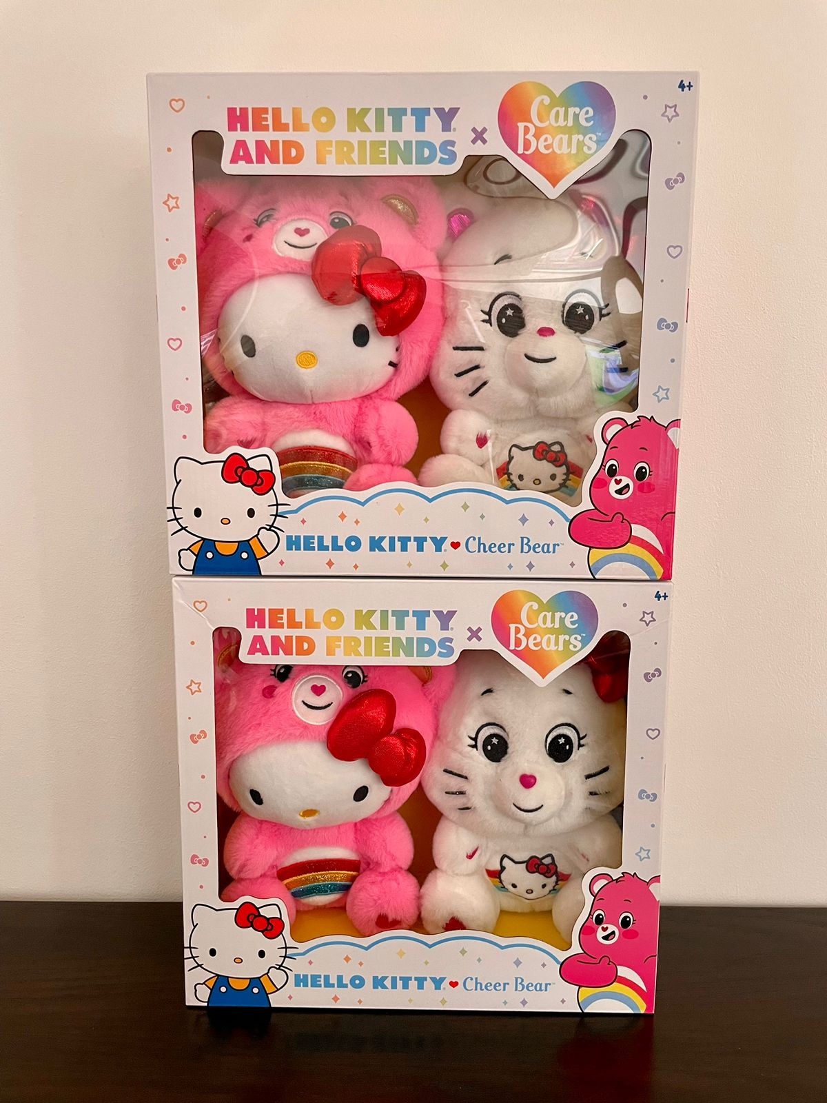 Peluches Hello Kitty x Ositos Cariñositos: Kitty Rosada & Cariñosito Kitty