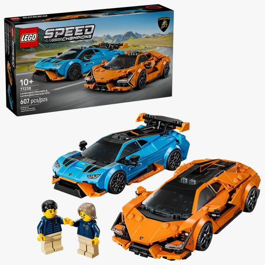 LEGO Speed Champions - Lamborghini Revuelto y Huracán STO