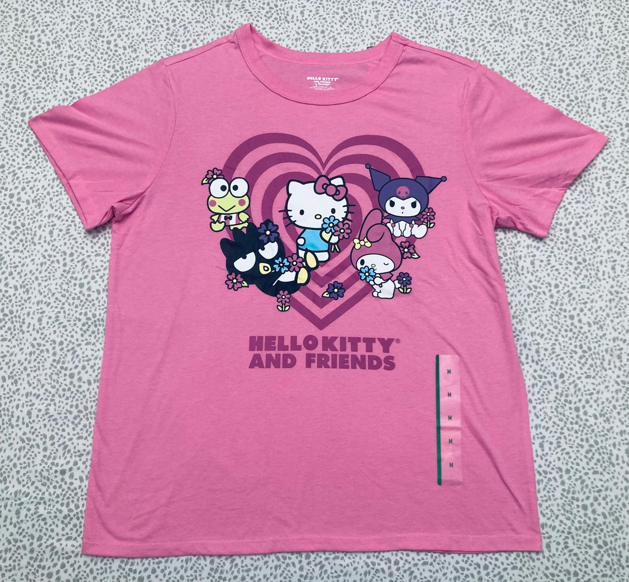 Sanrio - Blusa Rosada Personajes