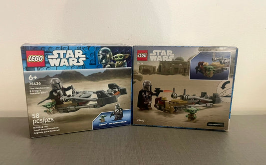LEGO Star Wars - Moto Speeder del Mandaloriano y Grogu