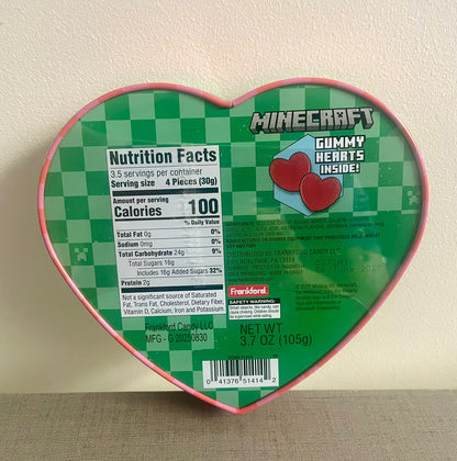 Minecraft - Caja San Valentin (Gomitas)